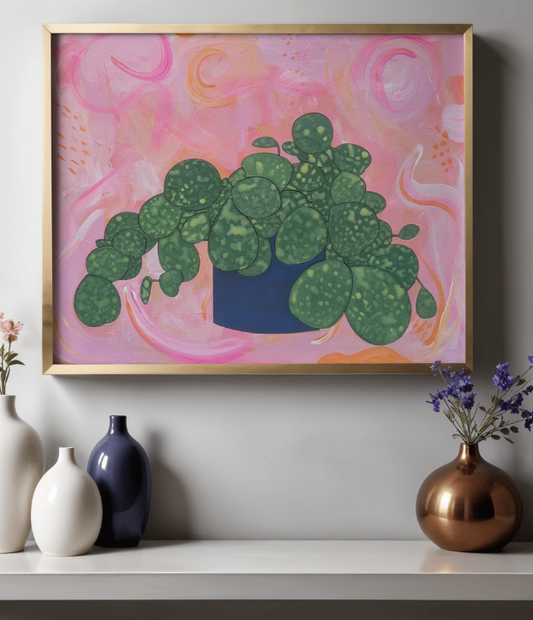 Hoya Obovata Paint Kit | DIY Puzzle Wall Art (11x14)