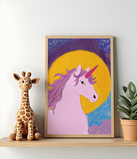 Dreamy Unicorn DIY Paint Kit | Magical Wall Art for Kids | DIY Puzzle Wall Art (11x14) (Copy)
