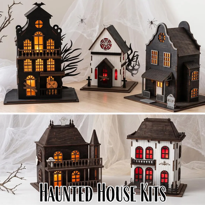 Haunted Houses with Lights