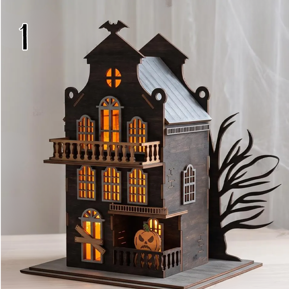 Haunted Houses with Lights
