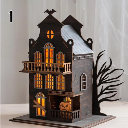 Haunted Houses with Lights
