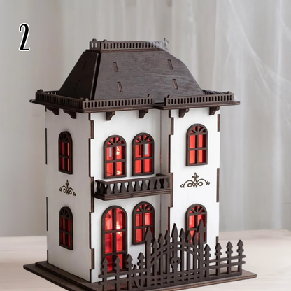 Haunted Houses with Lights