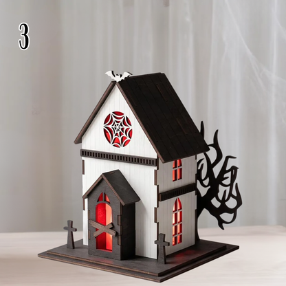 Haunted Houses with Lights
