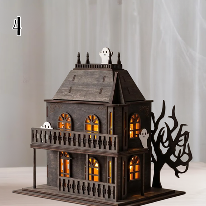 Haunted Houses with Lights