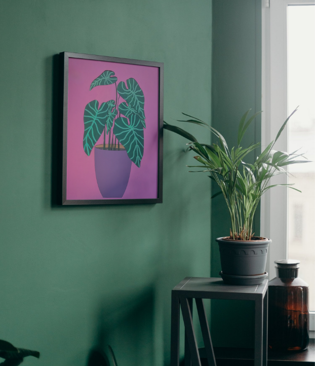 Framed Philodendron Paint Kit | DIY Puzzle Wall Art (8x10 or 11x14)