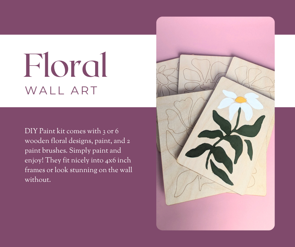 Floral Wall Art DIY Kit