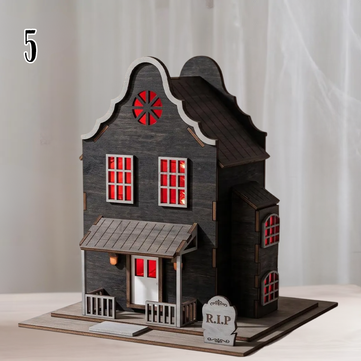 Haunted Houses with Lights