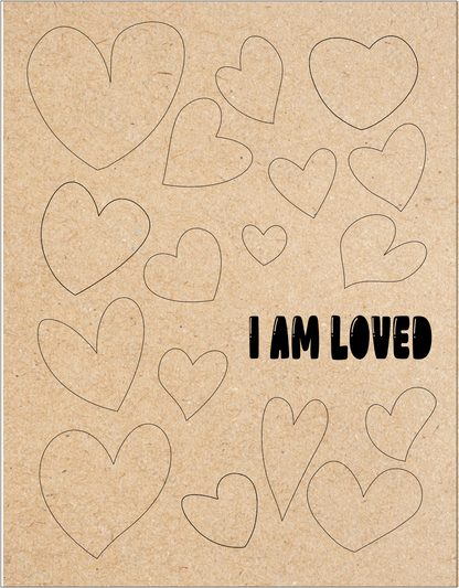 Framed I am Loved Paint Kit | DIY Puzzle Wall Art (8x10 or 11x14)
