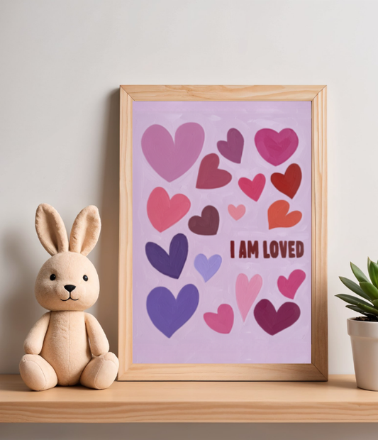 I am Loved Paint Kit | DIY Puzzle Wall Art (11x14)