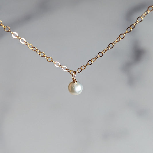 Golden Glow | Natural Pearl & 14k Gold-Filled