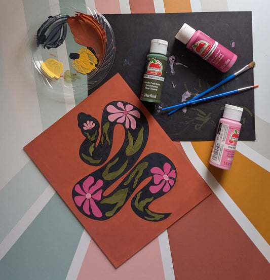 Wildflower Framed DIY Art Kit