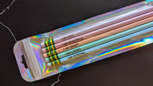 Affirmation Pencils | Pastel Ticonderoga Set