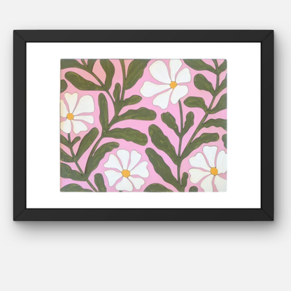 Framed Daisy Paint Kit | DIY Puzzle Wall Art (11x14)