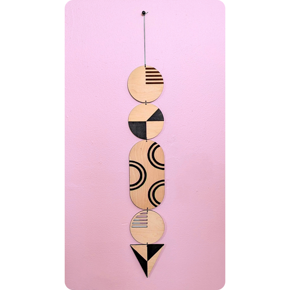 Mid-Century Modern DIY Wall Hanging