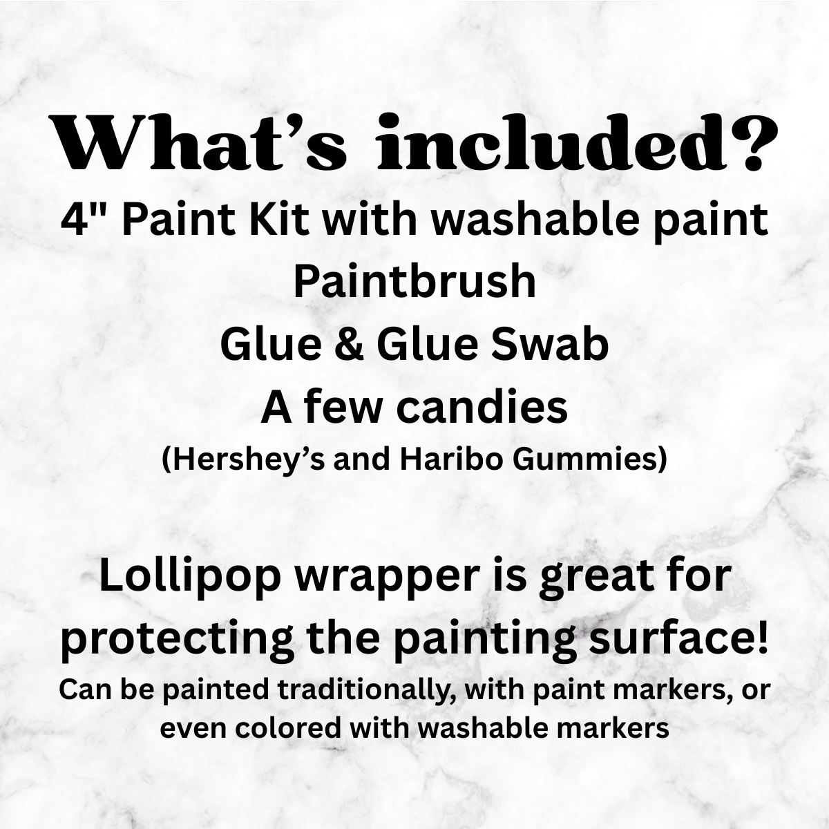 Lollipop Valentine's Day Paint Kit