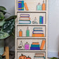 Spooky Bookshelf Art Workshop